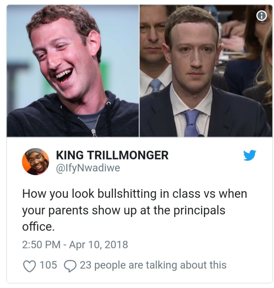 didn t do nothing - King Trillmonger How you look bullshitting in class vs when your parents show up at the principals office. 105