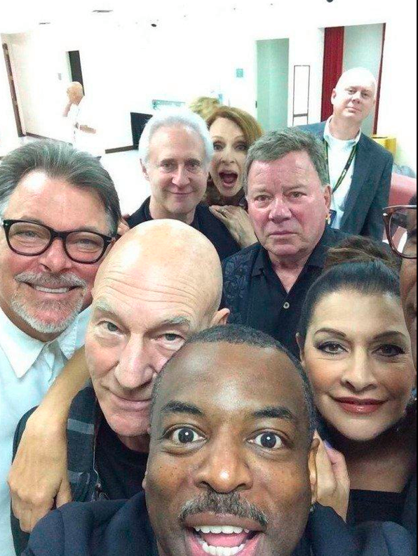 LeVar Burton takes an epic selfie.