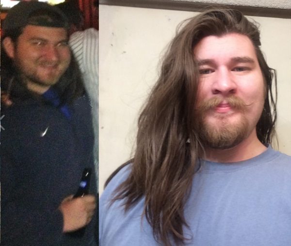 When 26-year-old Jeffrey Kendall lost 70 pounds and shared his photos online, people were quick to complement his hard work and his beautiful luscious hair.