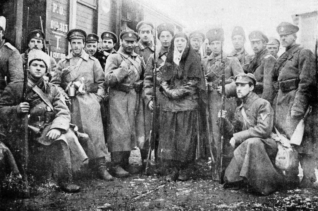 An Anti-Bolshevik volunteer army in the South of Russia in 1918. Starting during the end of Russian involvement in WWI, the Russian Empire saw massive uprisings and in 1917 there were 2 major Russian Revolutions. Almost immediately after the Russian Imperial system collapsed along with Nicholas II abdicating and the Soviets seizing full power after the October Revolution, the Russian Civil War began. With the Soviets in total control of the government, Russia removed itself from WWI, and large number of armed and angry soldiers formed for and against the Red Army. Many had already basically mutinied due to disastrous defeats in WWI, but that did not mean they were ready to accept communism and Soviet rule. Literally from the beginning of the Bolshevik rising, opposition to them from civilians and the army started. The Civil War lasted 5 and a half years and cost the lives of up to 3 million people, but could be higher as accurate totals were not compiled. In fact the last revolt related to the Civil War ended in 1934.