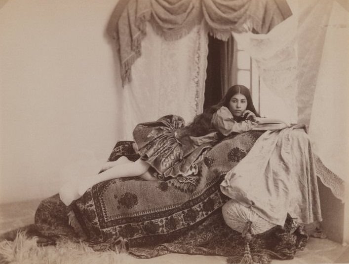 A Persian prostitute that was basically a slave in 1900. Prostitution, the oldest profession in the world, was also everywhere in the world until the early part of the 20th century, as countries began a pious push to remove legal prostitution. In Persian areas at the time, prostitutes had no rights, and were basically owned by their handlers. They received minimal wages, if at all, and often had no escape until released due to age, death of the owner, or other factors. Pregnancies rarely allowed a prostitute to stop working. Many countries such as England, France, and the US had variations of ownership of prostitutes too, with legal contracts forcing the women to whore themselves for a long number of years with no way to void the contract themselves. This removed all their rights, making them a form of a slave, and subjecting them to anything their boss/owner wished.