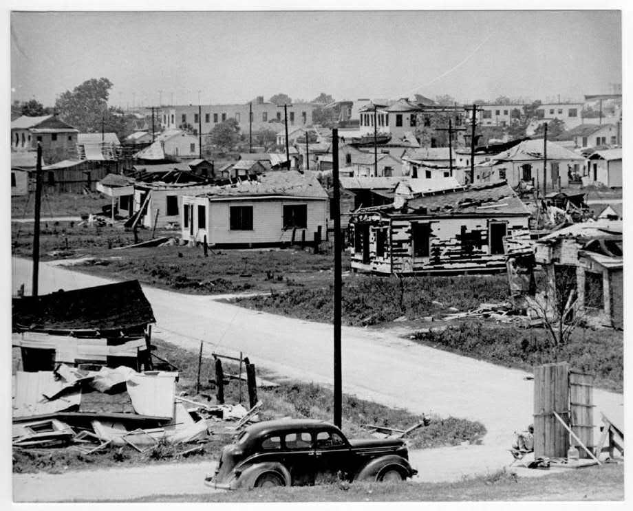 Continuing from the previous picture, here is what is left of some homes caught in the blasts after the Texas City Disaster in Texas, US in 1947. A total of 581 people died, with 63 never being identified as the bodies burned beyond recognition. Another near 8,000 were injured or affected badly. Also, 27 of the 28 men of the city's fire department were killed fighting the fires after the first blast trying to avoid additional fires and explosions, which they could not. In response to this disaster, the first ever class action lawsuit in the US was filed, when the US government was sued on behalf of the 8,485 total victims caught up in this disaster. The last claim was finalized in 1957, and a total of $17 million was paid out by the government. As it seems is always the case in the US after a disaster such as this, new laws went into place to properly inspect and police industrial ports to avoid a repeat.