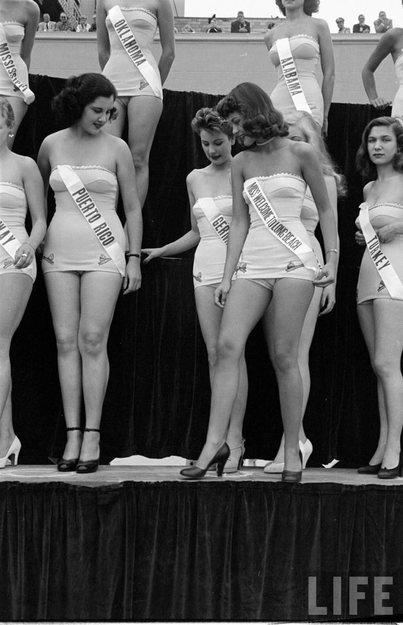 Both pageants were founded after winner of Miss America refused to pose for publicity pictures while wearing a swimsuit in 1950. This made pageant sponsor Catalina to pull their sponsorship and create their own competition. They then 1 upped it and made the Miss Universe too.