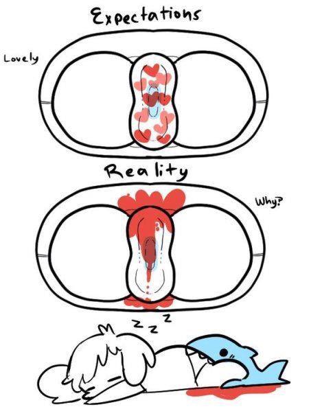 period comics - Expectations Lovely Reality Why?