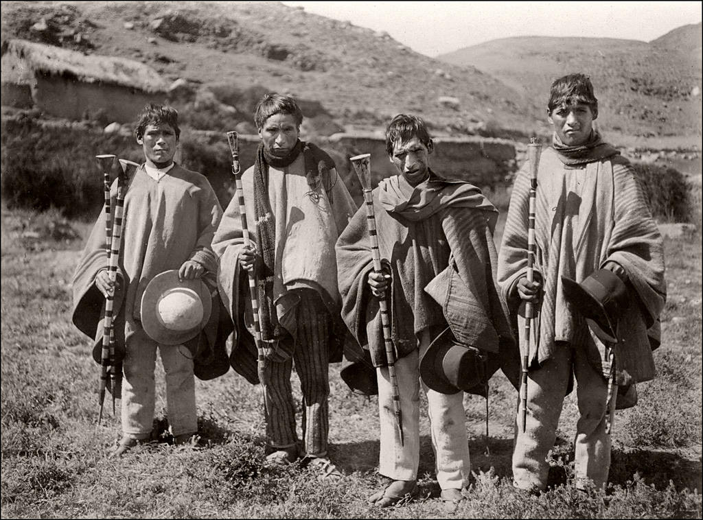 Herdsman in Bolivia, 1933.