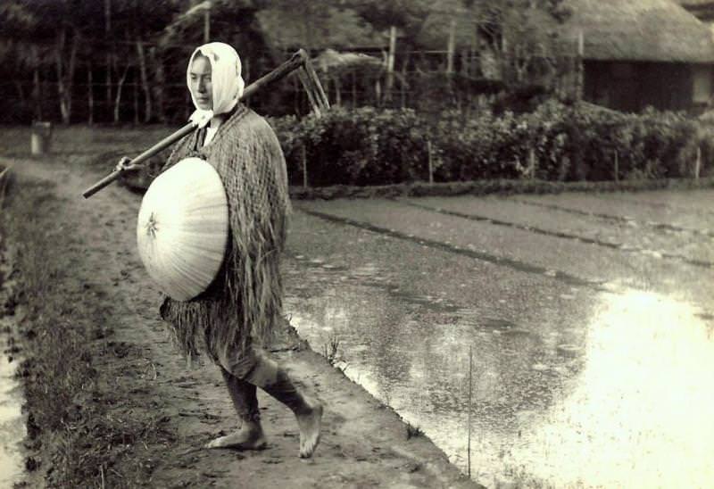 A farmer in Japan, 1922.