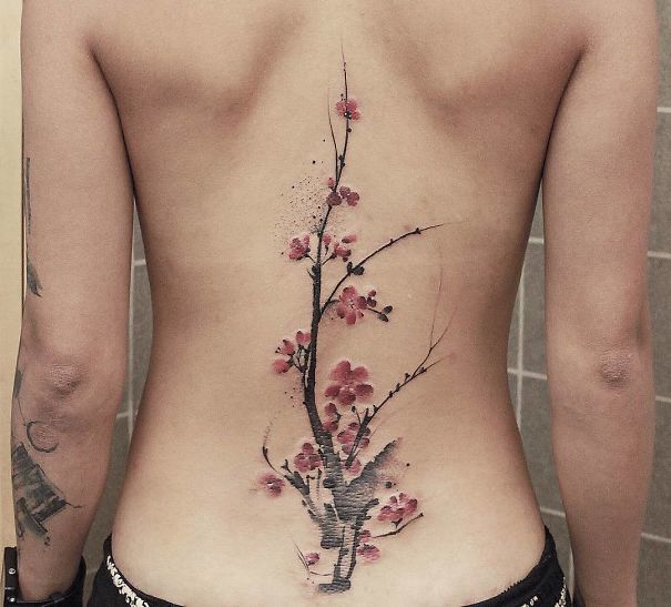 24 Spine Tattoos That Are The Backbone Of Coolness