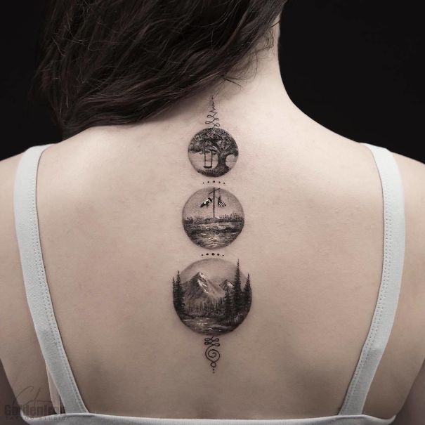 24 Spine Tattoos That Are The Backbone Of Coolness