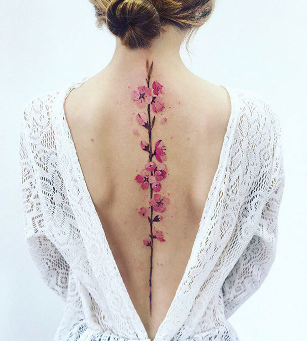 24 Spine Tattoos That Are The Backbone Of Coolness