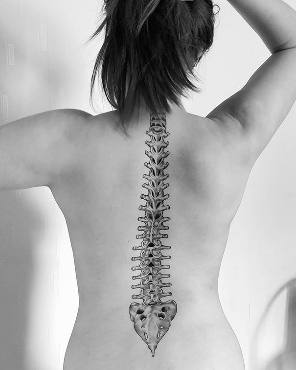 24 Spine Tattoos That Are The Backbone Of Coolness