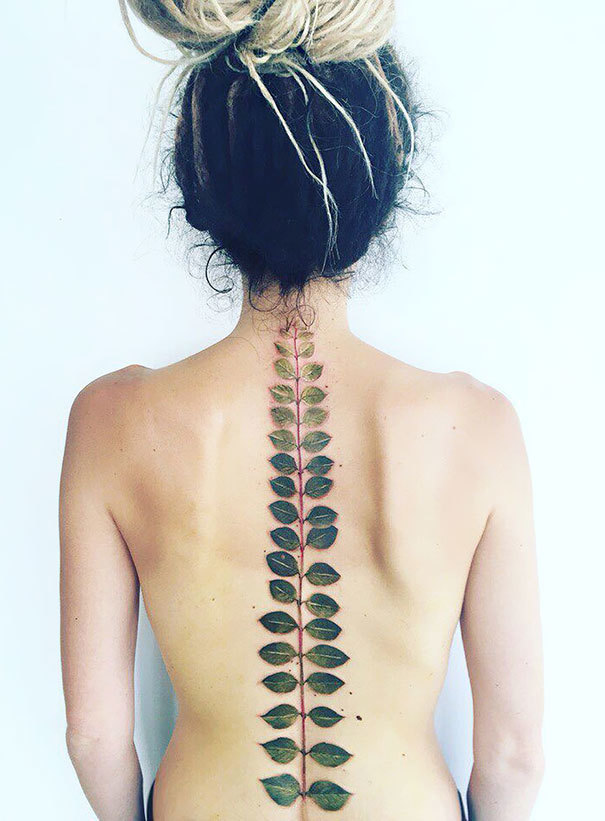 24 Spine Tattoos That Are The Backbone Of Coolness