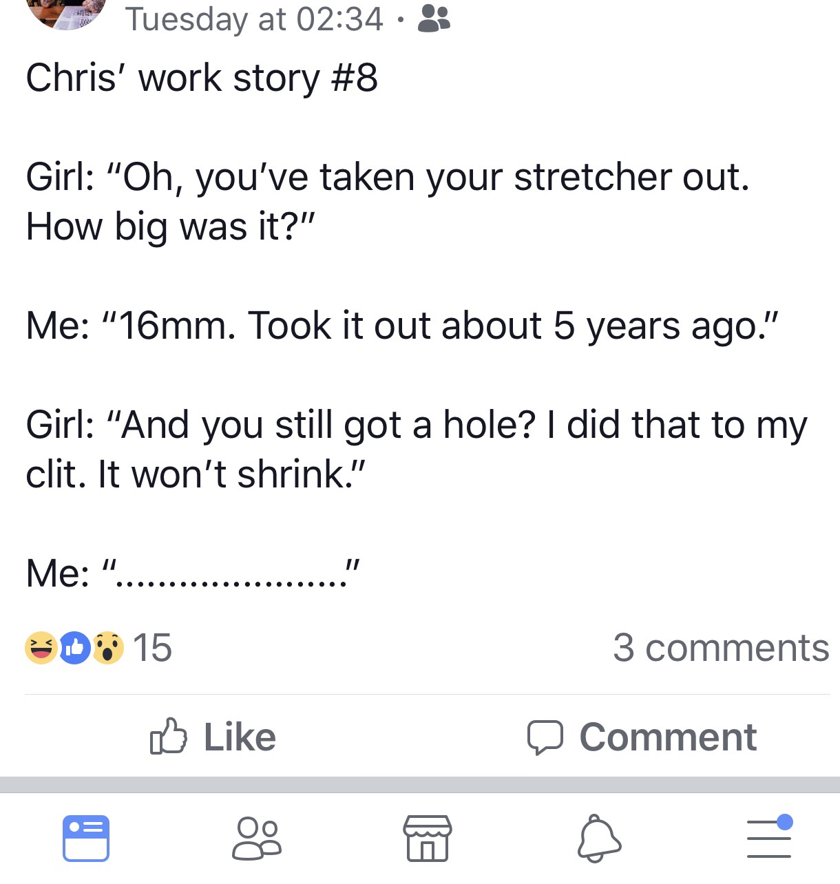 Chris’ Work Stories Are A Spiral You Wanna Fall Down