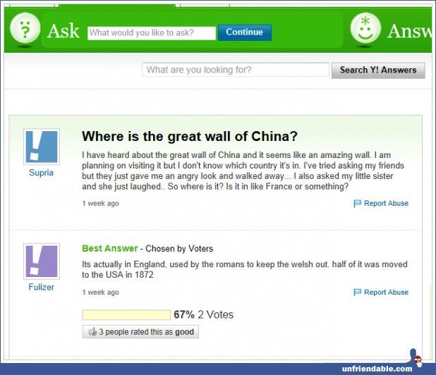 14 Of The Weirdest Yahoo Questions And Answers