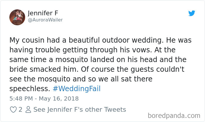 meaning of bambam - Jennifer F Wailer My cousin had a beautiful outdoor wedding. He was having trouble getting through his vows. At the same time a mosquito landed on his head and the bride smacked him. Of course the guests couldn't see the mosquito and s