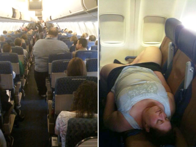fat guy on a plane
