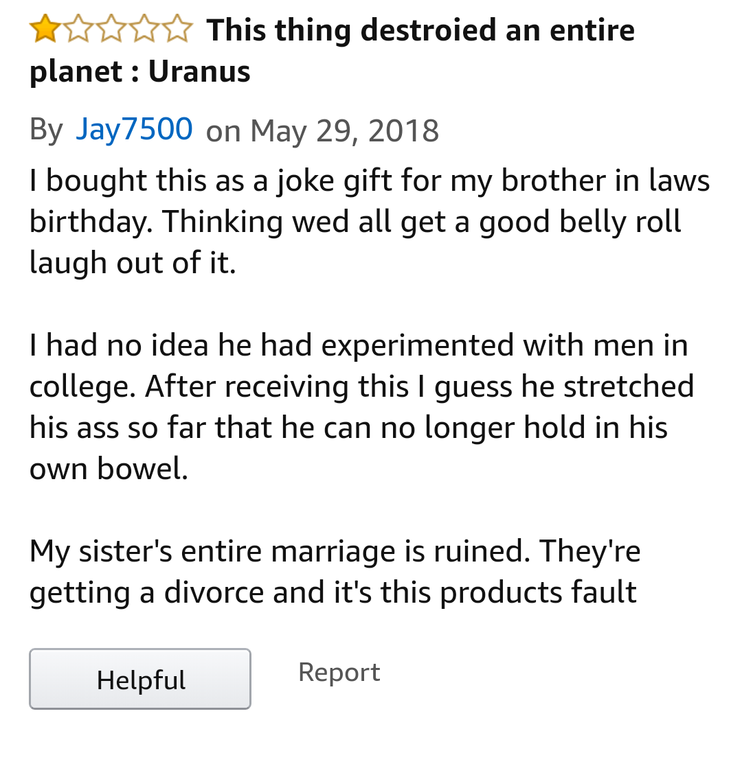 Guy Gets His Brother in Law a Joke Gift and Destroys a Marriage by Mistake