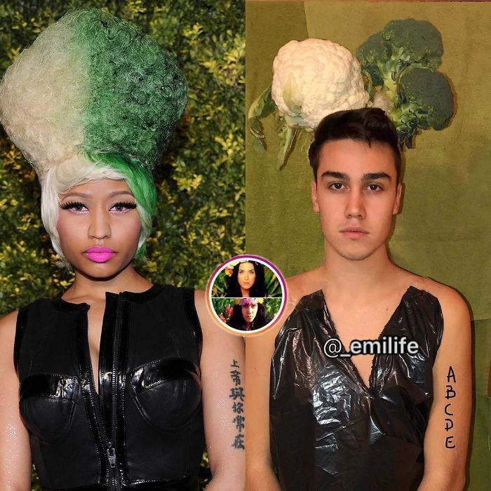 troll meaning of nicki minaj's tattoo - \@ emilife.