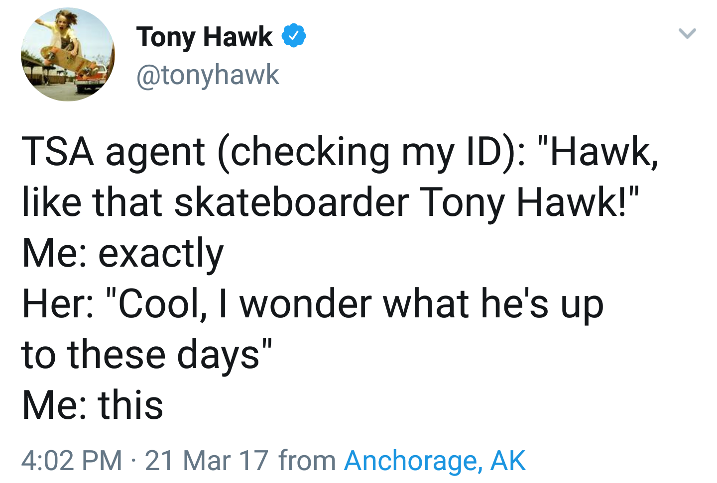 Tony Hawk Is A National Treasure