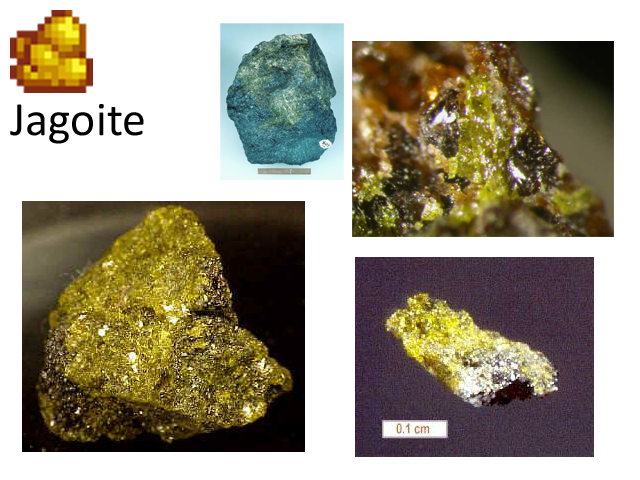 "Jagoite - A high volume of tiny crystals makes it very glittery."