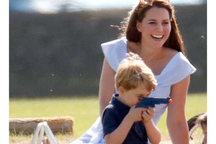 Prince George of Cambridge played with a water pistol during his dad's polo tournament. Most thought that was cute but there were some that saw crime in it...