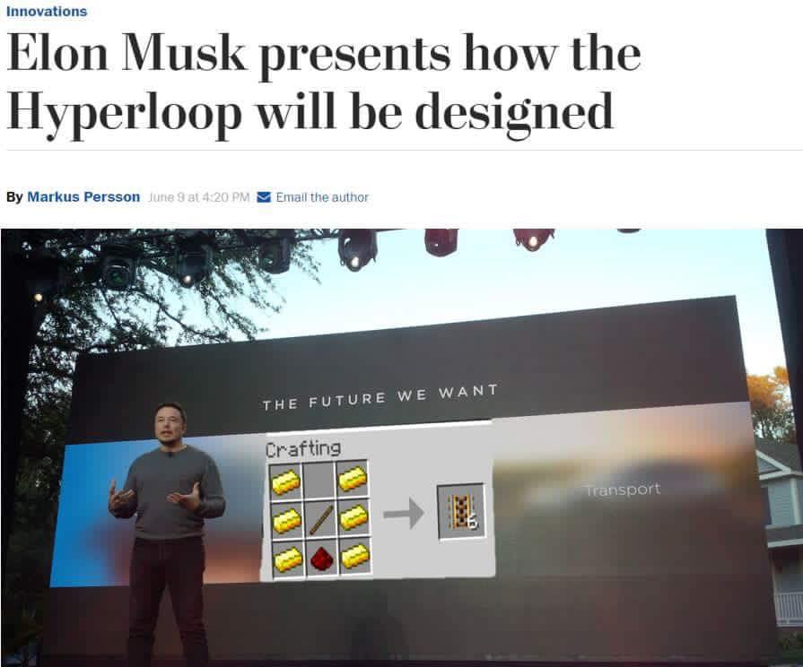 infinite power meme - Innovations Elon Musk presents how the Hyperloop will be designed By Markus Persson at 420 Pm Email the author The Future We Want Crafting Transport