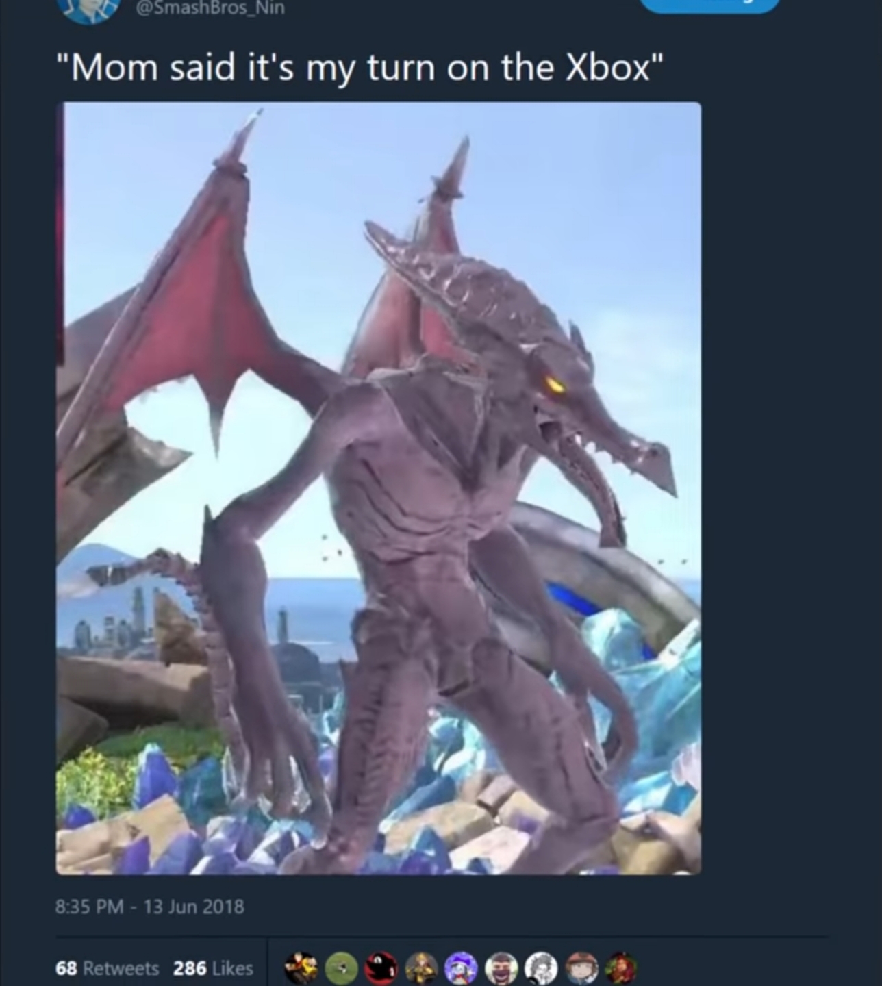 ridley standing up - Smashbros_Nin "Mom said it's my turn on the Xbox" B35 Pm 68 286 9. @@