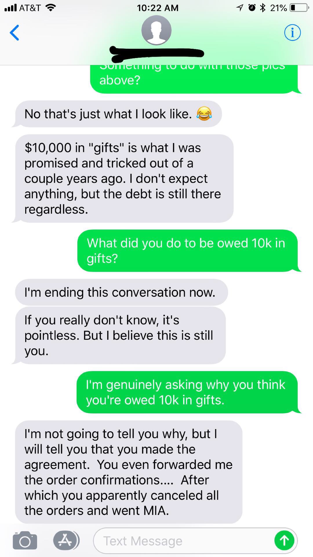 Gold Digger Tries To Threaten Her Sugar Daddy But Texts The Wrong Number