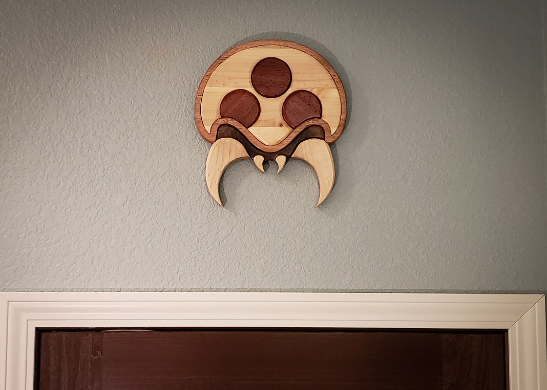 Handmade Wooden Metroid.