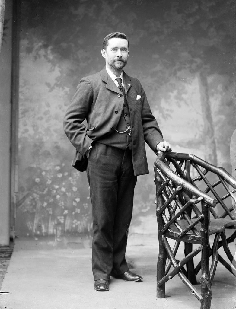 A man in Ireland in 1905.