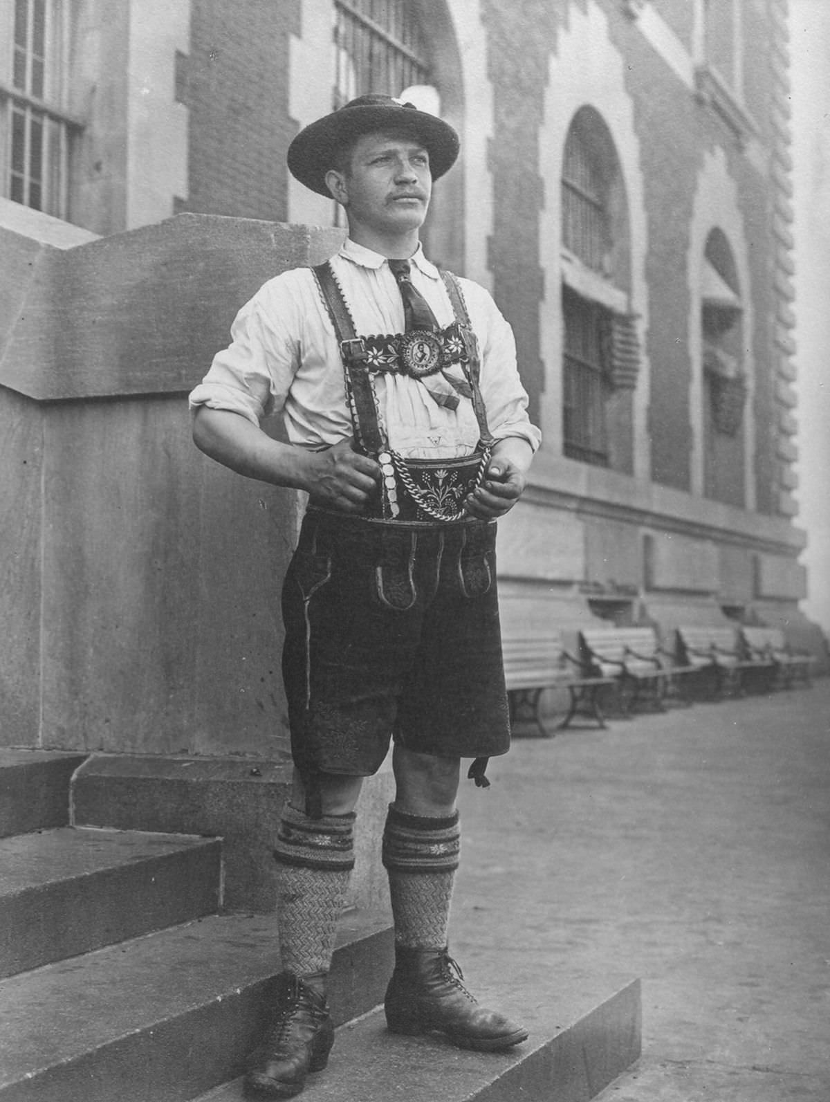 A man from Bavaria in 1910.