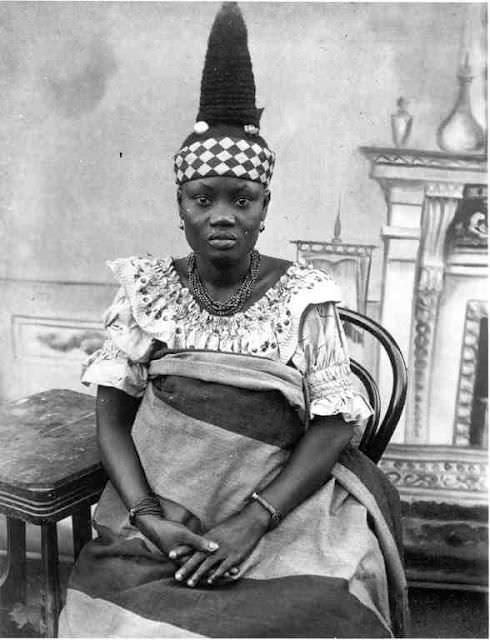 A woman from Ghana in 1905.