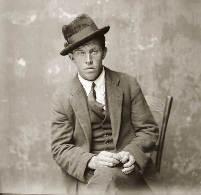 A man from Australia in 1910.