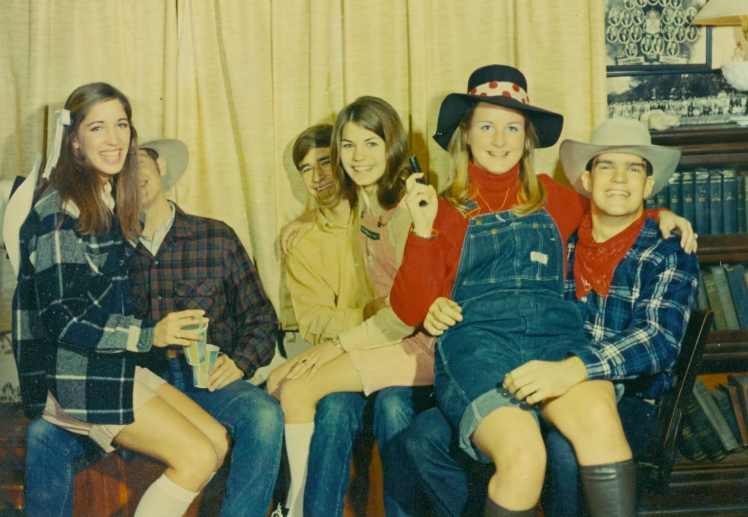 A cowboy themed frat party at Vanderbilt University in 1970.
