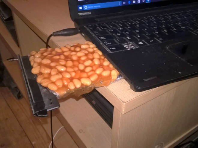 beans in places they shouldn t - Eo Toshiba
