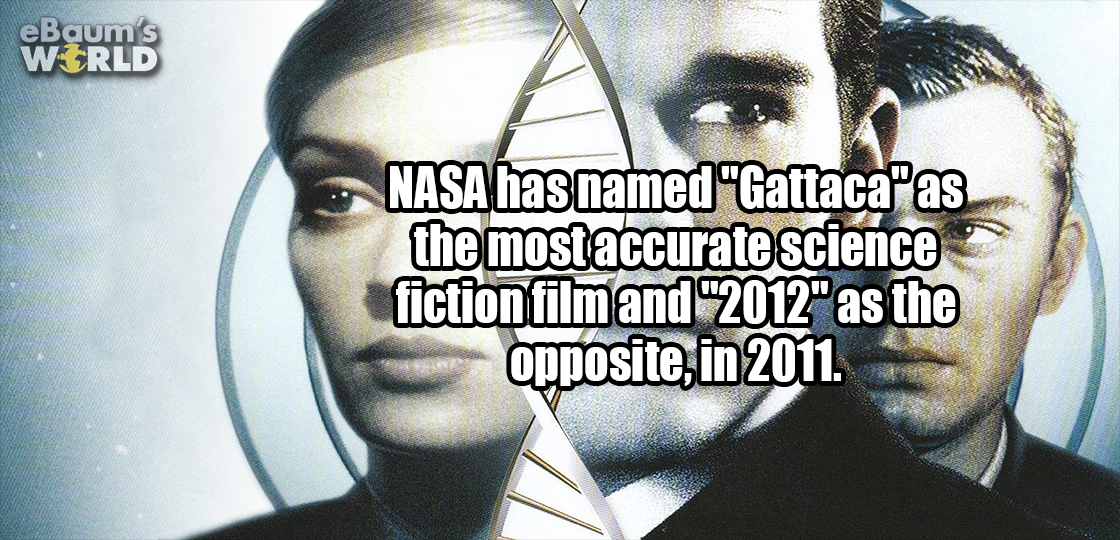 gattaca blu ray - eBaum's World Nasa has named "Gattacaas the most accurate science fiction filmand"2012" as the opposite, in 2011.