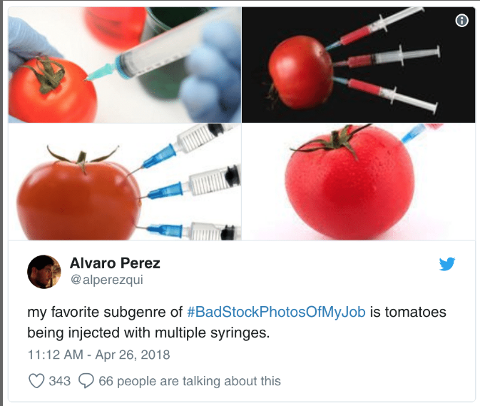 natural foods - Alvaro Perez my favorite subgenre of OfMyJob is tomatoes being injected with multiple syringes. 343