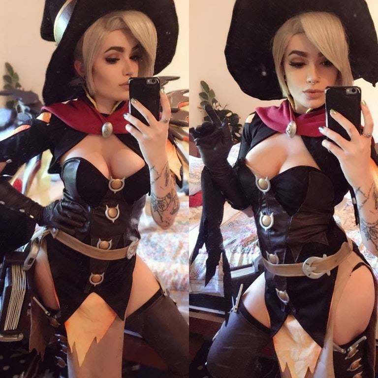 overwatch witch mercy cosplay