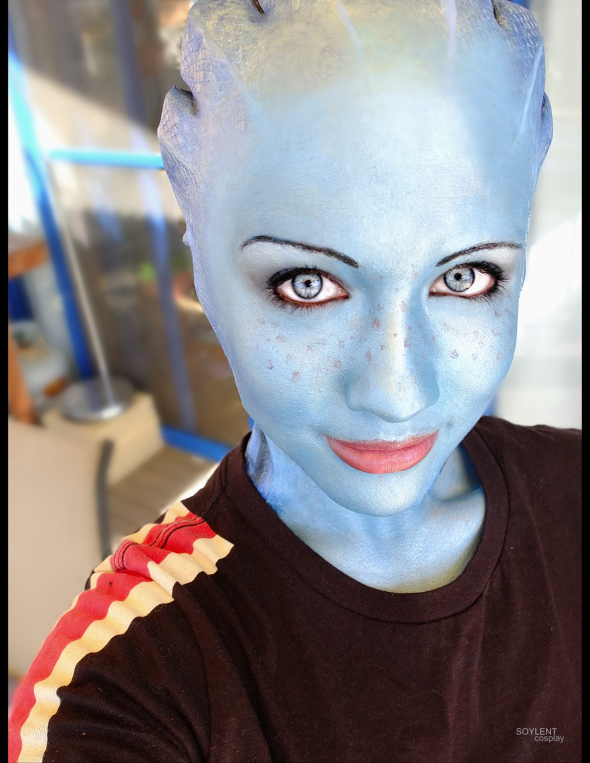 sexy liara cosplay