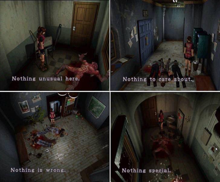 nothing is wrong resident evil - Nothing unusual here. Nothing to care about.. Nothing is wrong. Nothing special.