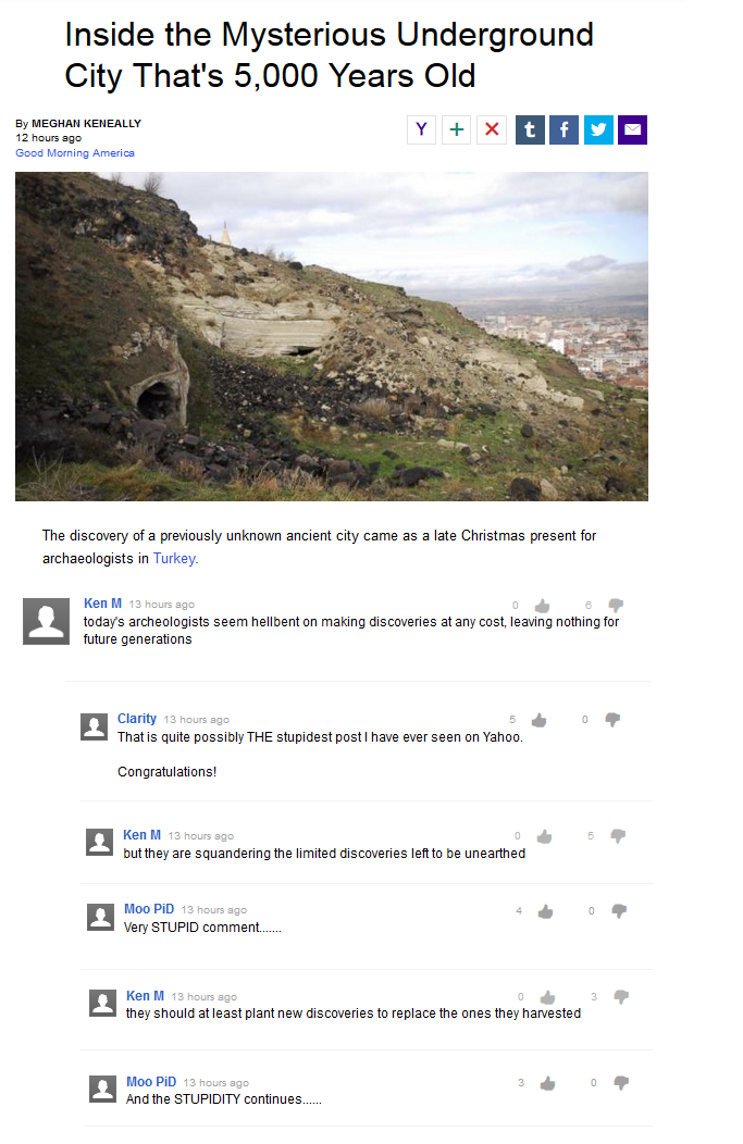 ken m best - Inside the Mysterious Underground City That's 5,000 Years Old Y x tf By Meghan Keneally 12 hours ago Good Morning America The discovery of a previously unknown ancient city came as a late Christmas present for archaeologists in Turkey. Ken M 