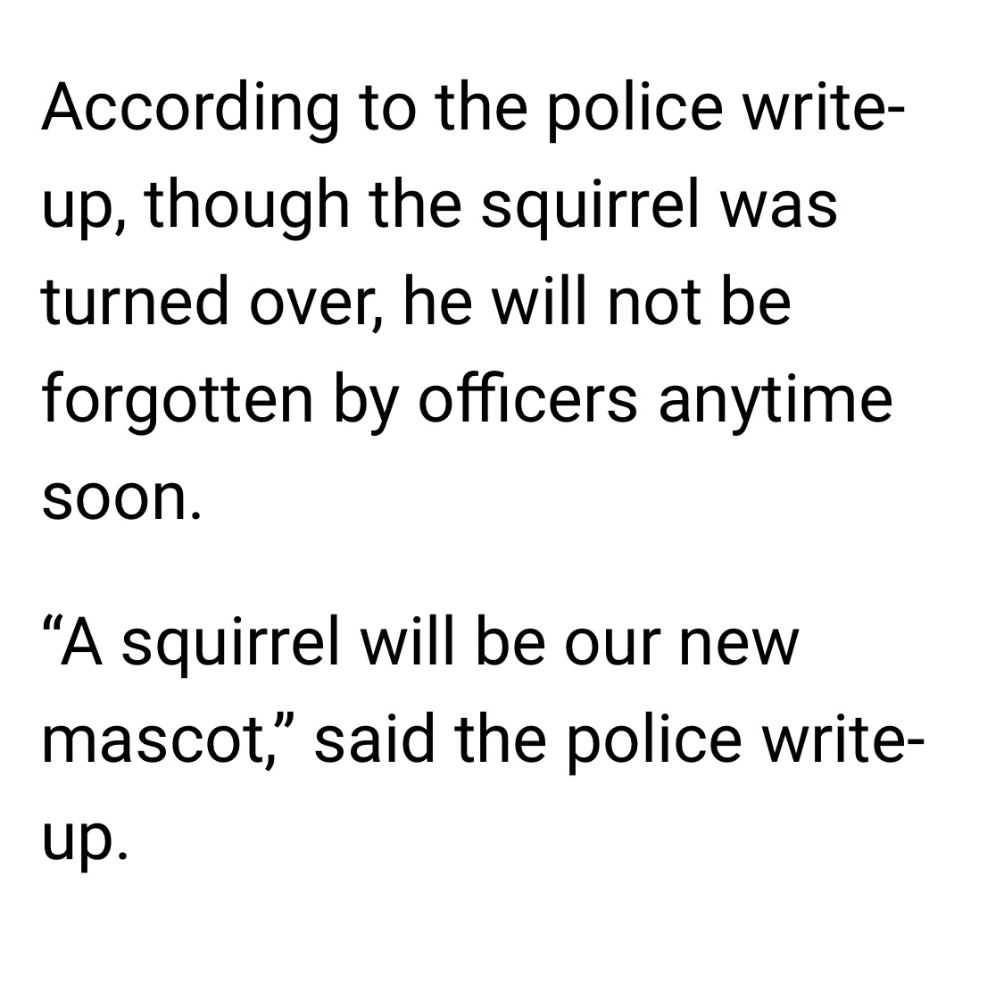 German Man Calls Police And Runs For His Life From A... Baby Squirrel?