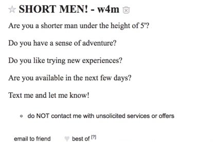 Guy Responds To An Personal Ad And Sh*t Starts To Get Weird