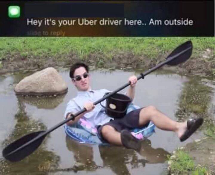 think moto moto likes you meme - Hey it's your Uber driver here.. Am outside
