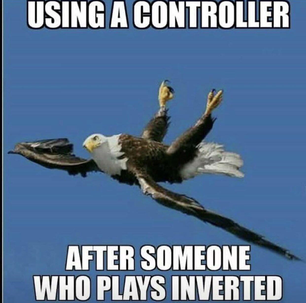 gaming memes - Using A Controller After Someone Who Plays Inverted