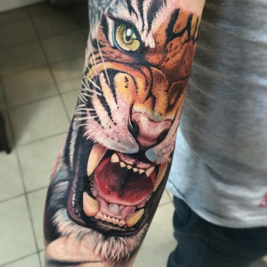 tattoo art tiger