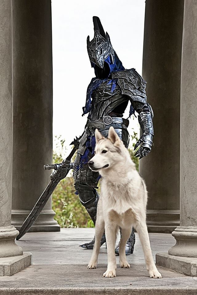 cosplay artorias and sif cosplay