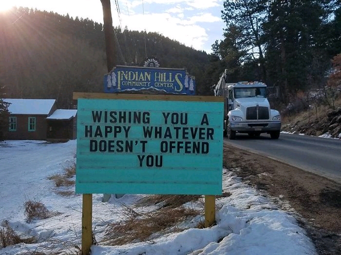 Someone In Colorado Is Putting The Funniest Signs Ever