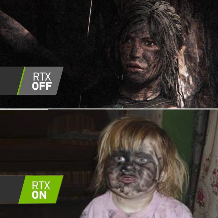 nvidia rtx meme - Rtx Off Rtx On