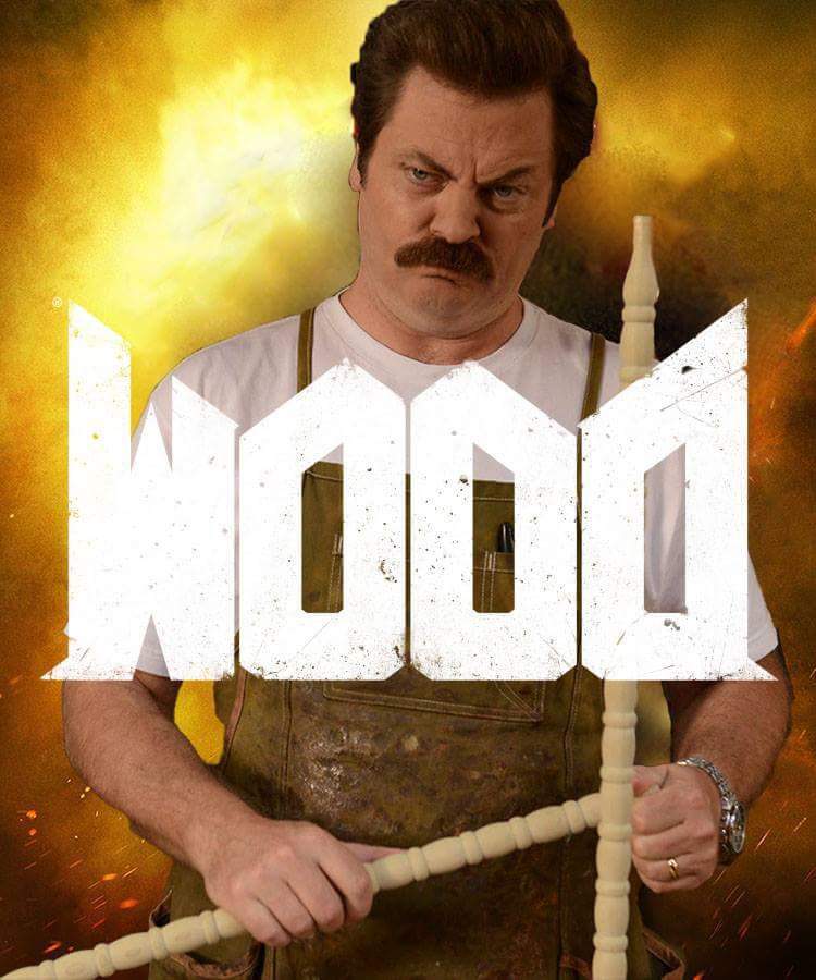 ron swanson wood meme