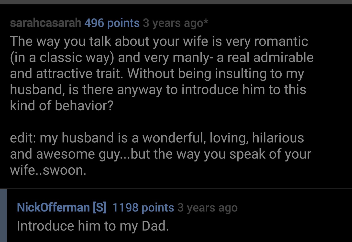 nissan shift the way you - sarahcasarah 496 points 3 years ago The way you talk about your wife is very romantic in a classic way and very manly a real admirable and attractive trait. Without being insulting to my husband, is there anyway to introduce him